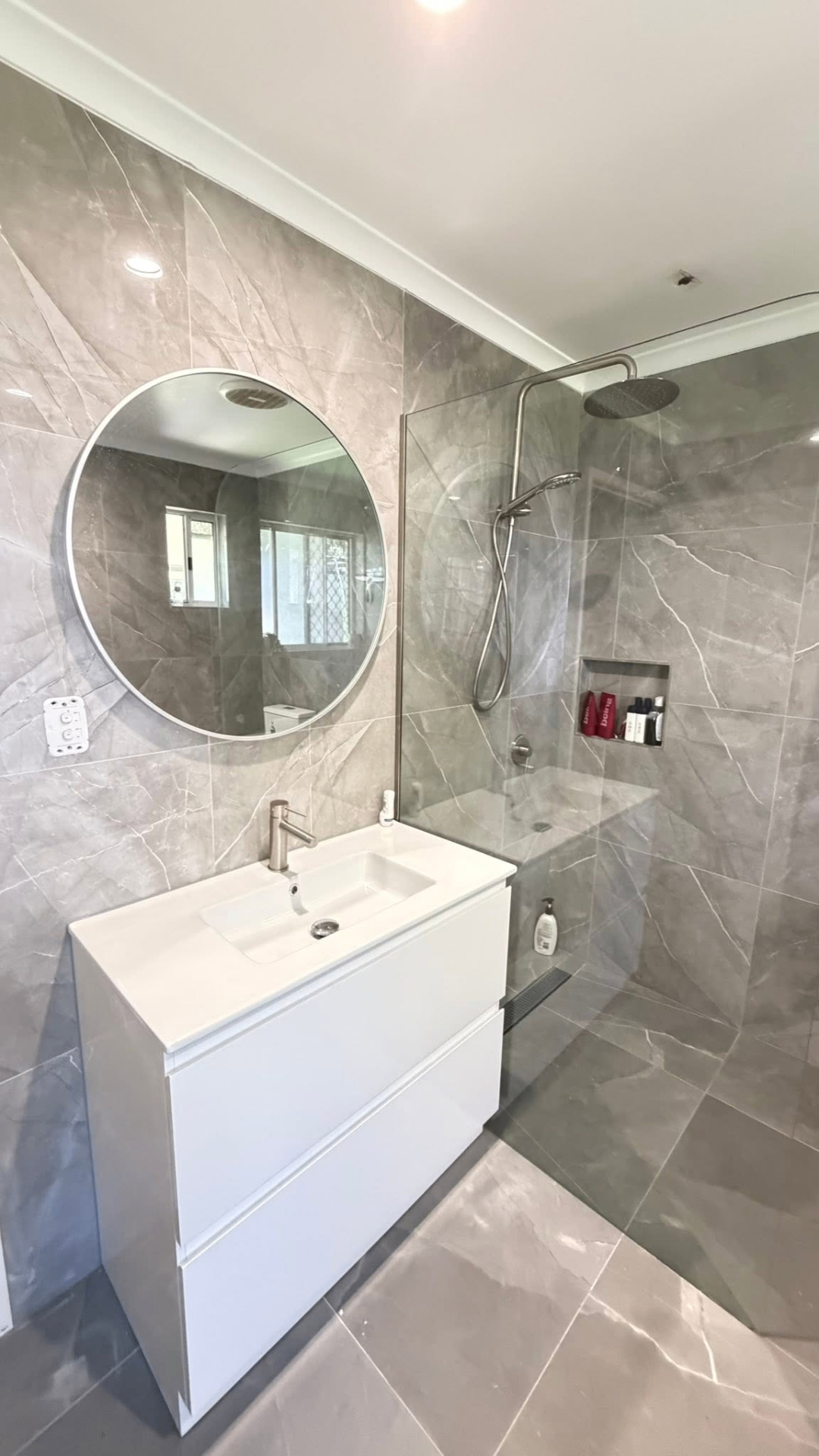 Modern Timber Vanity Bathroom